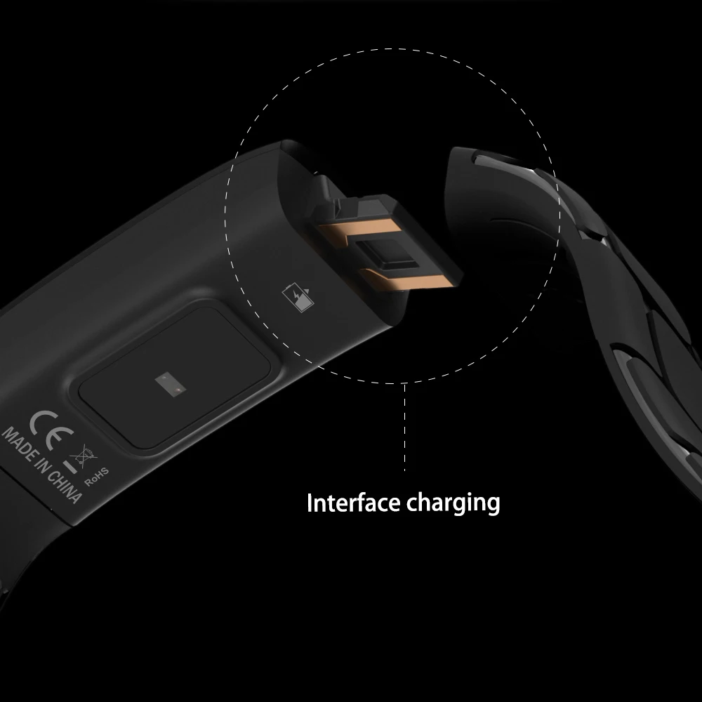  Jelly Comb Sport Men Smart Watch ip67 Blood Pressure Measurement Pedometer Smart Band Waterproof Wo - 4000190627337