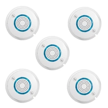 PGST 5pcs/lot 433MHz Wireless Fire Sensor Smoke Detector For WIFI GSM office home security Alarm System Auto Dial alarm Systems PGST 5pcs/lot 433MHz Wireless Fire Sensor Smoke Detector For WIFI GSM office home security Alarm System Auto Dial alarm Systems