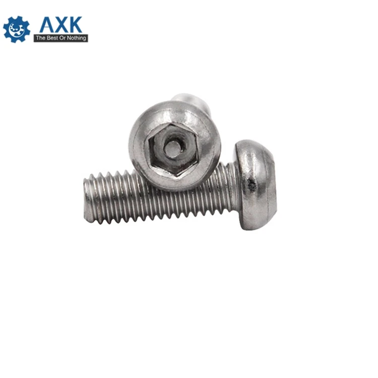 BIKE A2 BUTTON HEAD SECURITY 6 LOBE PIN TX TORX ANTI VANDAL M8 BOLT SCREW
