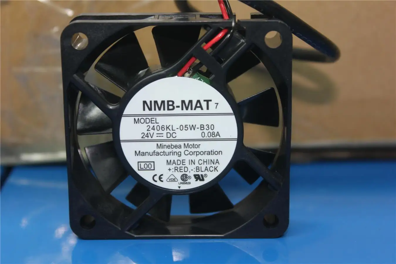 2406Kl-05W-B30 Genuine New Dc24V 0.08A 60*60*15Mm Ventola Di Raffreddamento A Frequenza Variabile