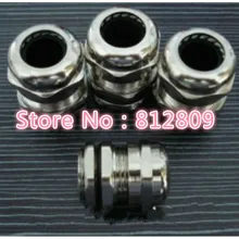 PG21 латунь Никель покрытием ввод электрического кабеля Водонепроницаемый