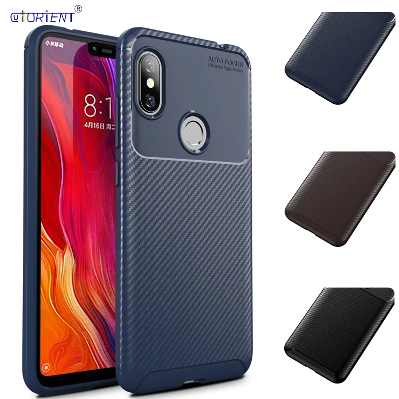 Чехол из ТПУ для Xiaomi Redmi Note 6 Pro чехол углеродного волокна Xiomi Red Mi Note6 бампер