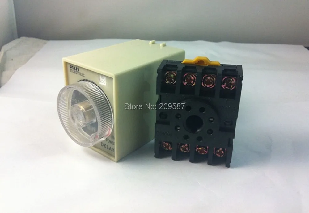 New 110vac Power Off Delay Timer Time Relay 010 Second St3pf & Base Relays AliExpress