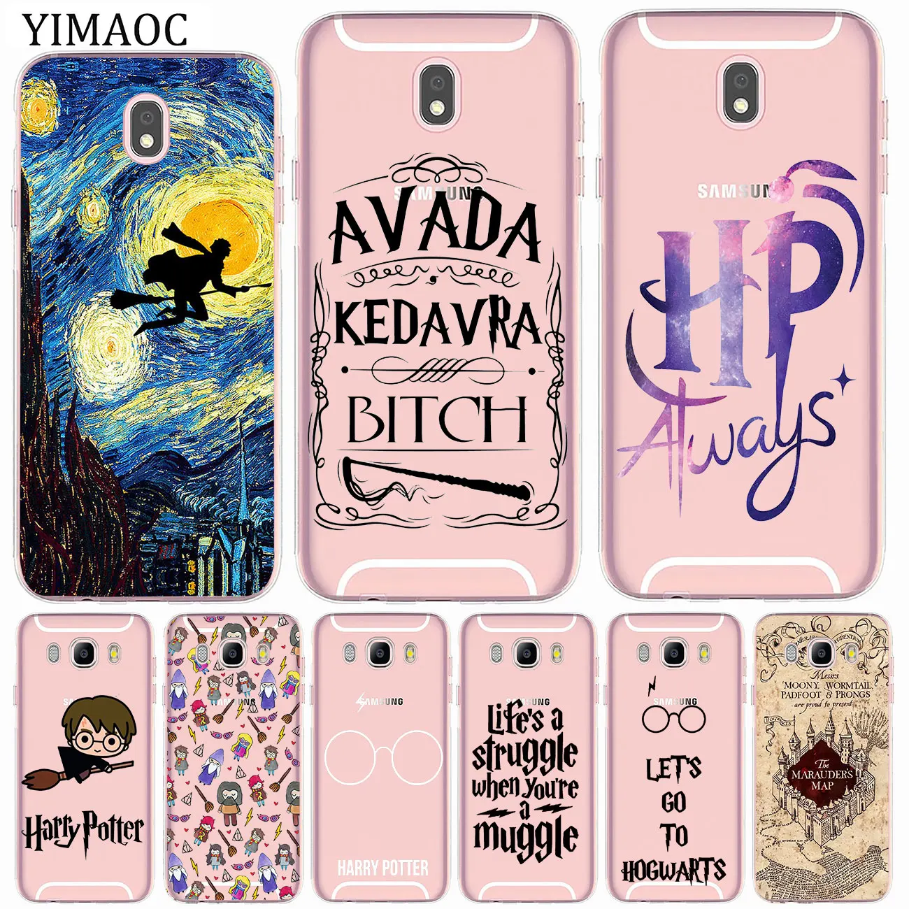 

YIMAOC Harry Potter always Slytherin School Soft Silicone Case for Samsung Galaxy A9 A8 A7 J7 J6 J5 2017 EU J3 2016 A6 Plus 2018