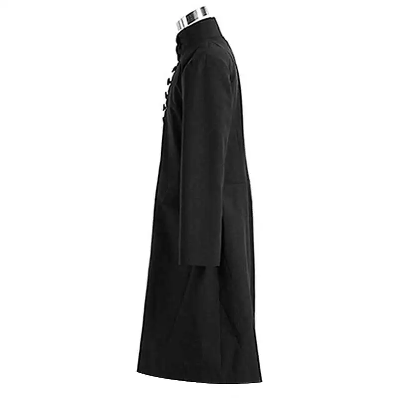 Men Women Halloween Costume Professor Severus Snape Hogwarts School Cloak Deathly Hallows Magic Robe Professor Uniform