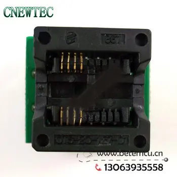 

50PCS/lot 200mil SOP8 to DIP8 IC socket Programmer adapter Socket High Quality OTS-20-1.27-01 for 25xx eeprom flash