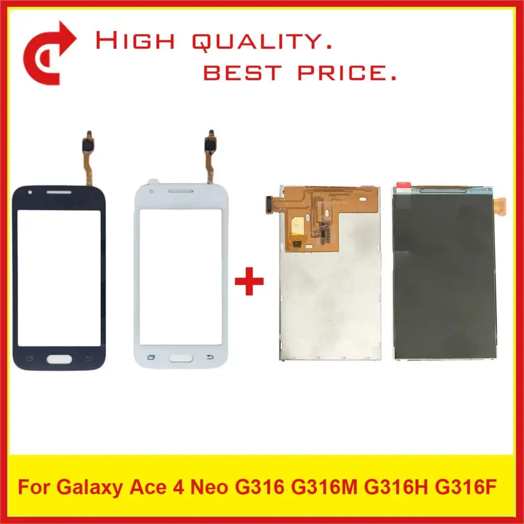 ЖК-дисплей 4 0 дюйма для Samsung Galaxy Ace Neo G316 G316M G316H G316F с сенсорным экраном дигитайзером