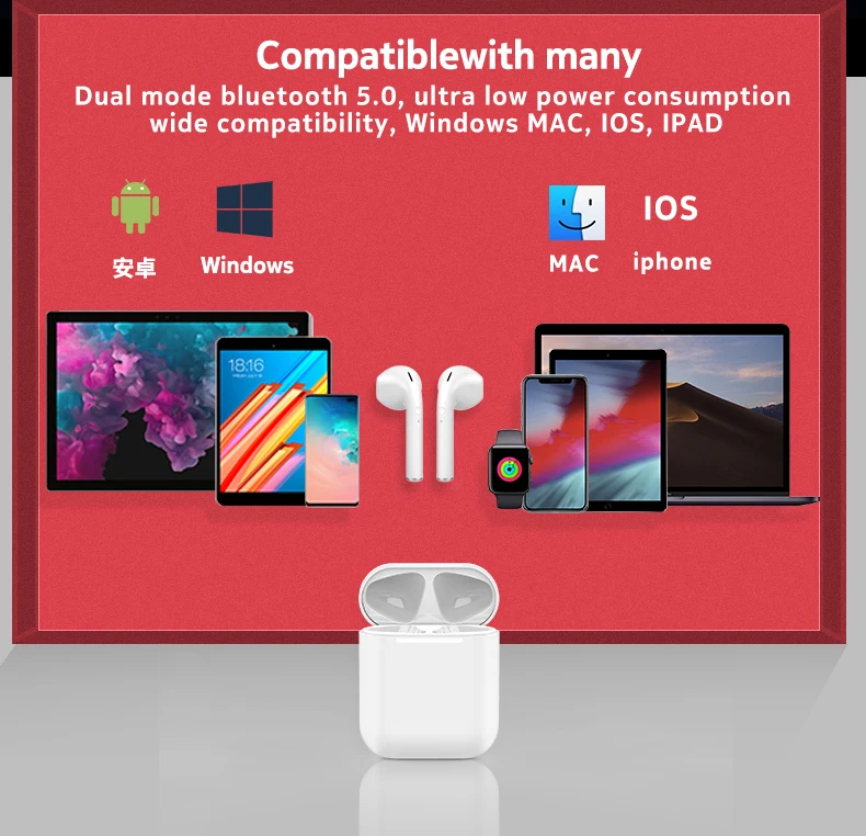 I9s tws наушники 5,0 Bluetooth бинауральные звонки с микрофоном наушники беспроводные гарнитуры наушники для IOS Android всех телефонов