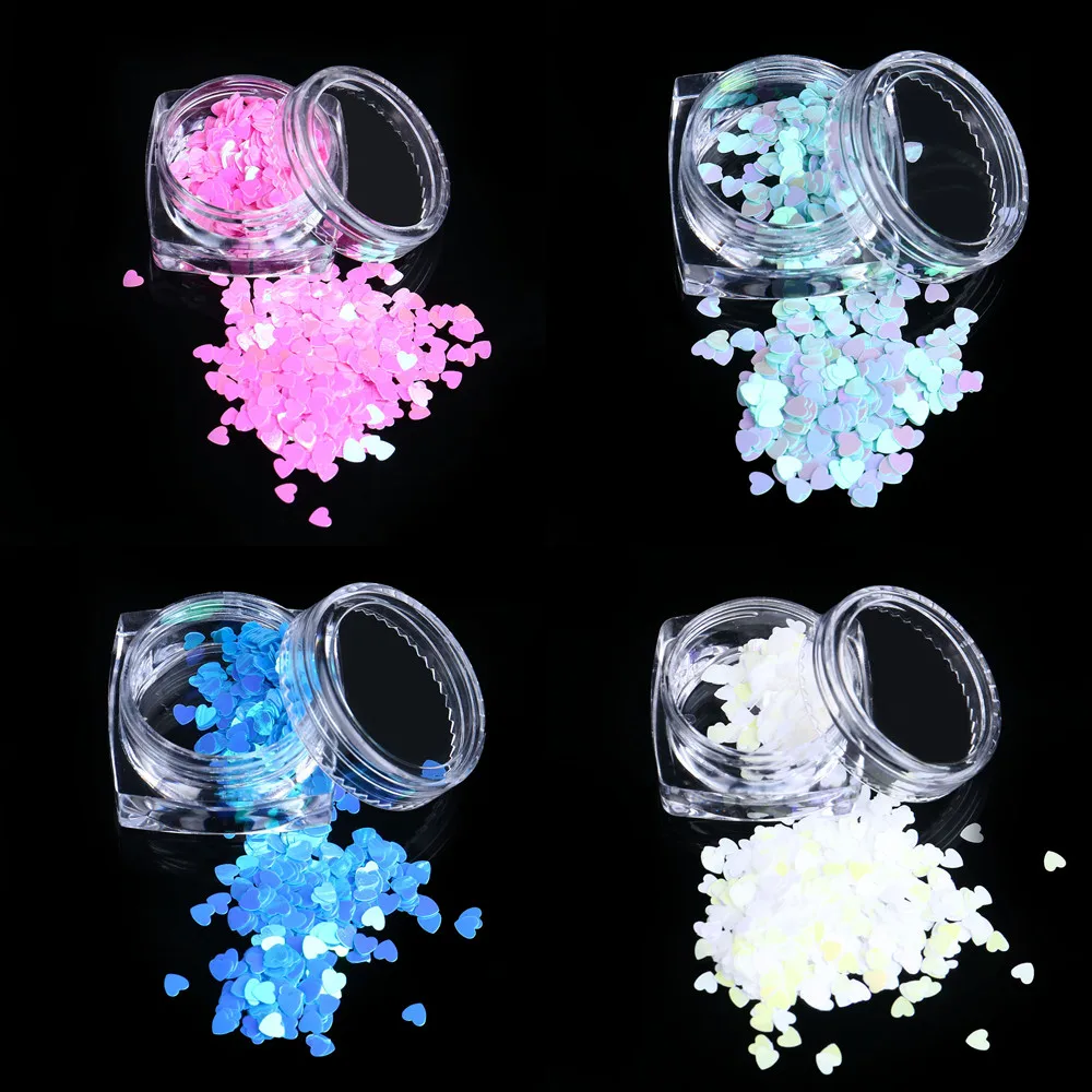 

Nail Tools Chunky Mixed Love Shape for Face Body Nails Eye Shadow Festivals Tattoo Cosmetic C0910