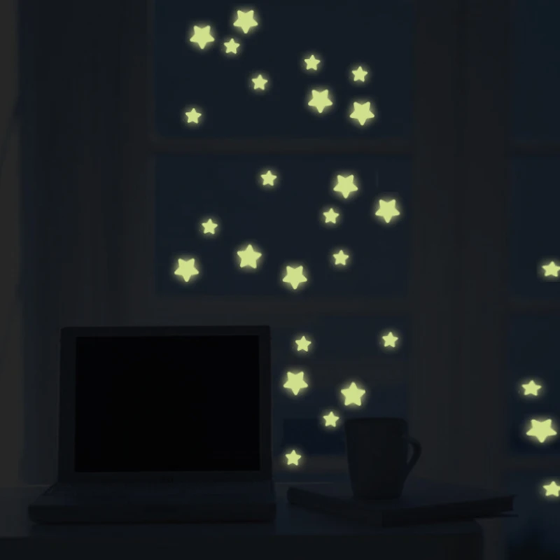 38 قطعة/المجموعة 3 سنتيمتر الأطفال الكرتون PVC مضيئة التصحيح النيون 3D ملصقا ستار ملصقات الحائط DIY الاطفال غرفة المنزل الديكور اكسسوارات