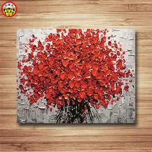 Картина по номерам художественная краска по номерам красочные и красочные пейзажи DIY гостиная столовая, спальня подарок и отдых flo