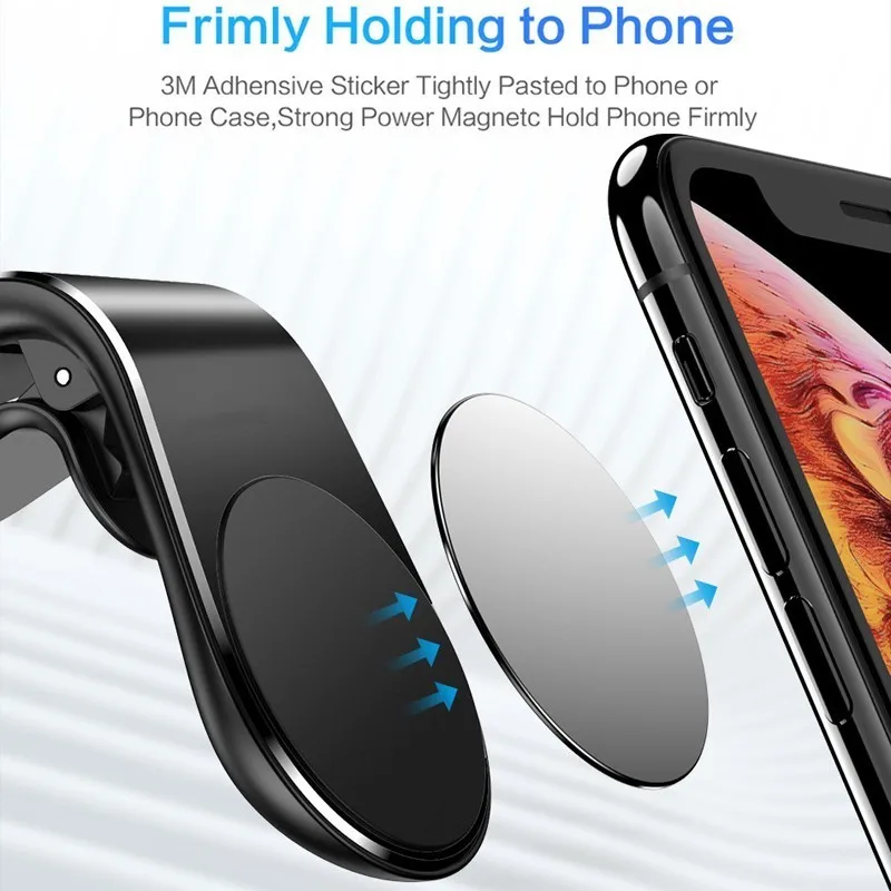 Магнитный автомобильный держатель для телефона для samsung Xiaomi, крепление на вентиляционное отверстие для iPhone x, подставка для мобильного телефона, магнитный держатель для смартфона