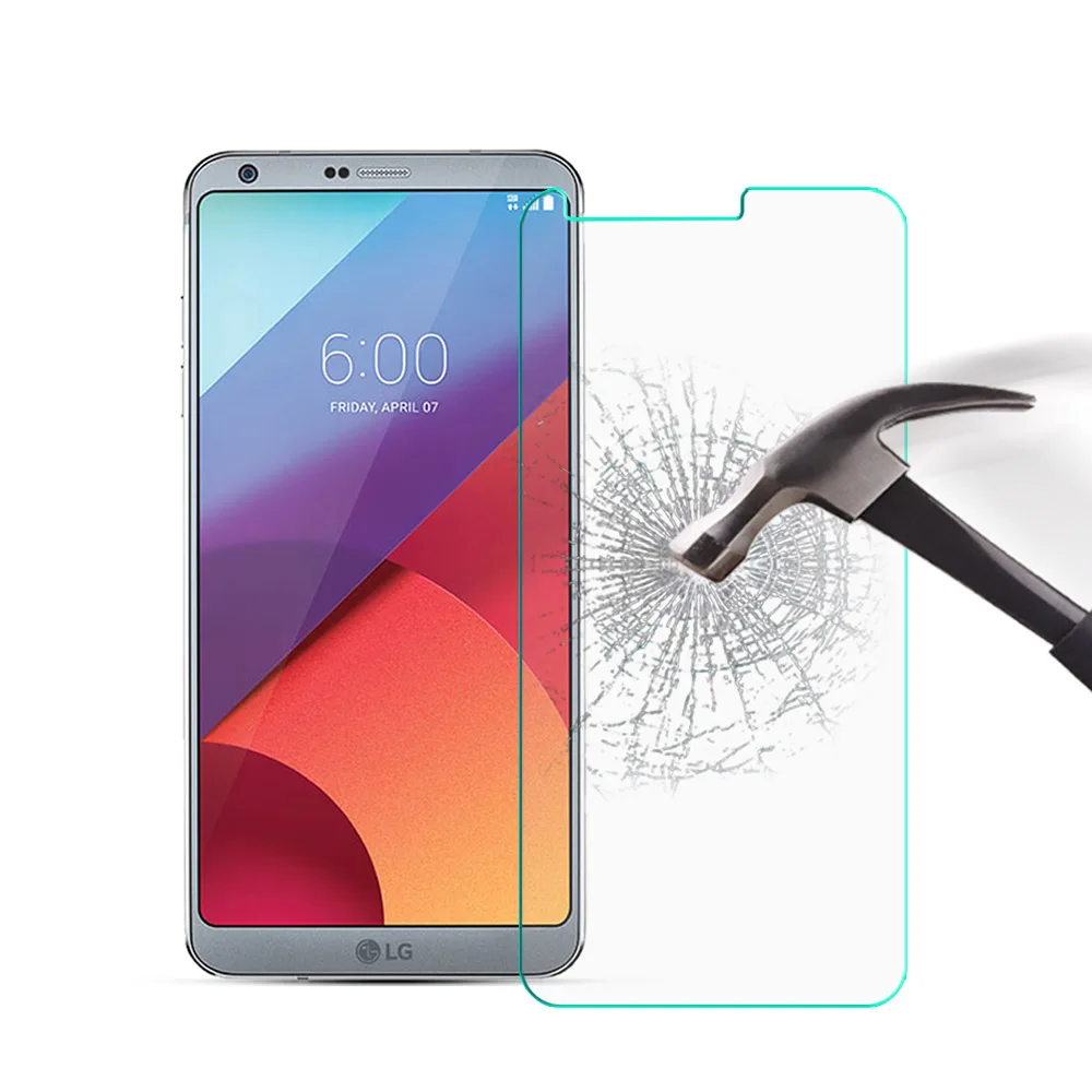 

Tempered Glass For LG G 6 LGG6 Phone Screen Protector Protective Film For LG g6 Phone Glass Film Cover +Clean Kits