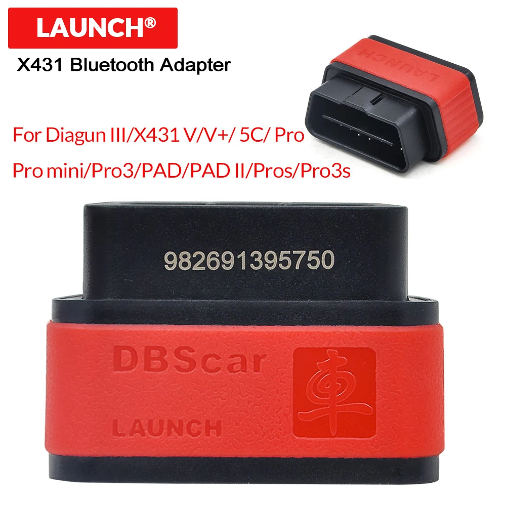 

LAUNCH Bluetooth Connector X431 DBScar Adapter for Diagun III/X-431 V/V+/5C/PRO/PRO3/PAD/PAD II/Pros/Pro3S (CAN NOT WORK ALONE)