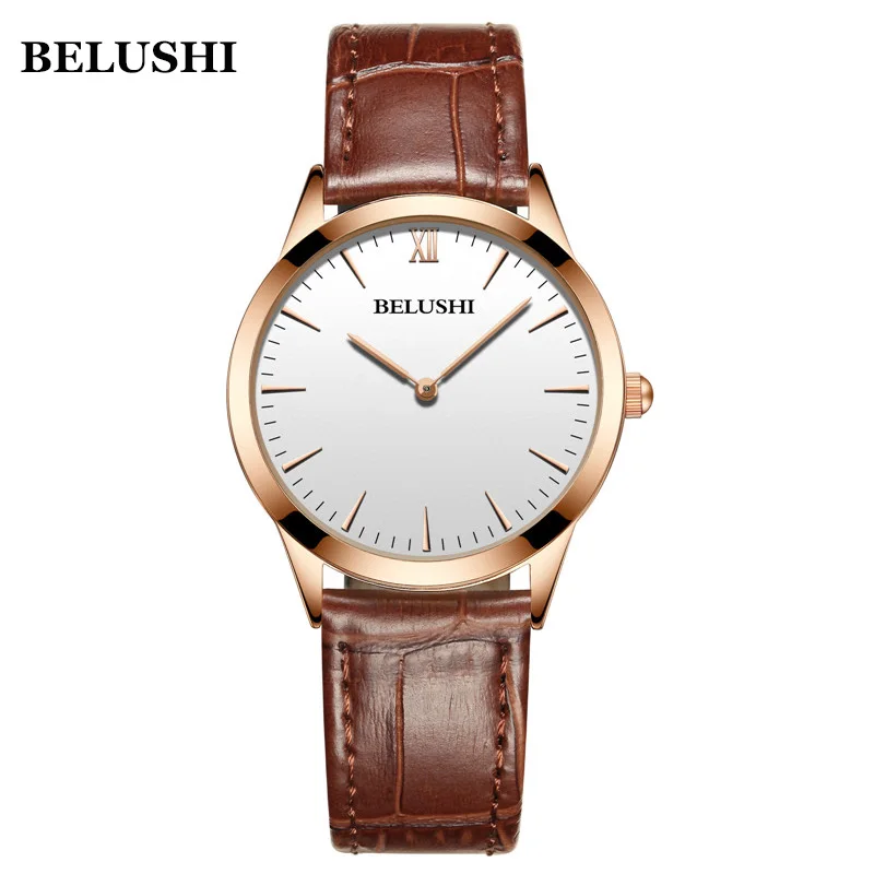 

BELUSHI Luxury Brand Women Watches Gold Quartz WristWatch ladies Fashion Gfit Leather Casual Watch Woman Relogio Feminino