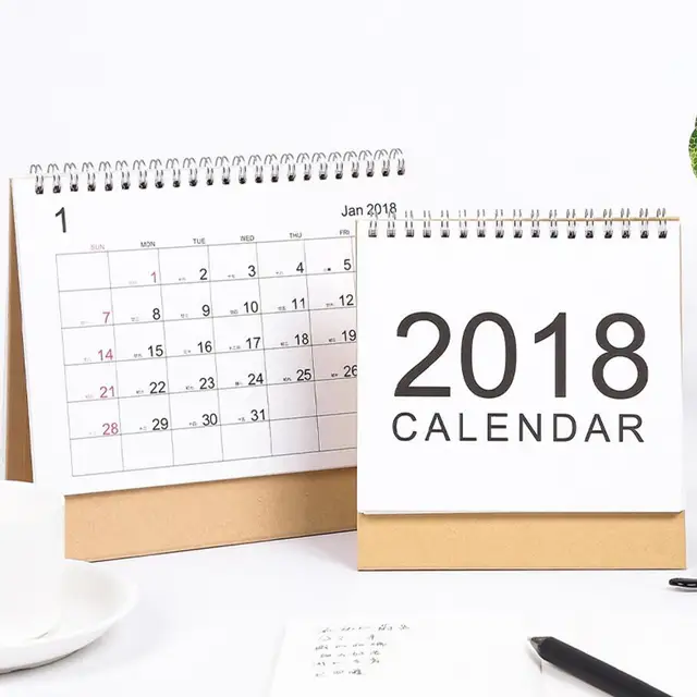 Online Muji Style Simple Desk Calendar 2017 2018 Rainlendar Muji Style Simple Desk Calendar 2017 2018 Rainlendar Weekly Planner To Do List Daily Desktop Book