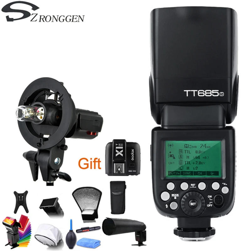 Godox TT685 2.4G Wireless TTL High speed sync 1/8000s GN60 Flash