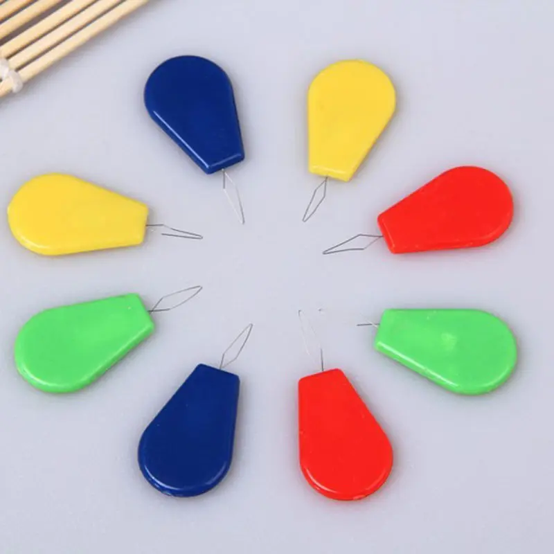 

10pcs NEW Fashion Sewing Needle Threader Machine Neddle Threader With Plastic Handle Assorted Colors Useful Tool
