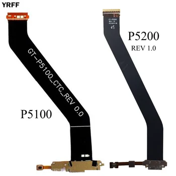 

A+++ For Samsung Galaxy Tab 2 P5100 Tab 3 P5210 P5200 Charger Charging Flex Cable USB Dock Connector Port + Microphone Cables