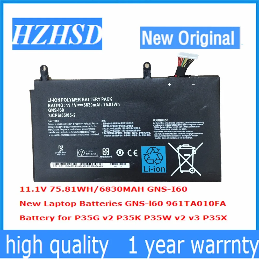 11 1V 6830mAh 75 81Wh new Original GNS I60 Laptop font b Battery b font for