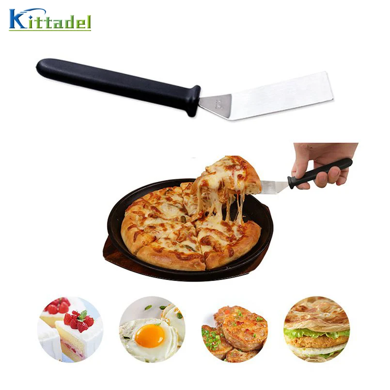 

Stainless Steel Pizza Knife Shovel 18x3.8cm Pastry Cake Tool Cheese Cutter Lifter Kitchen Food Server Baking Accessories