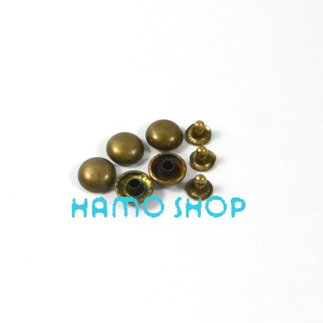 

5mm Copper Round Rivet Metal Spike Bronze Studs Leathe rcraft DIY Fashion Biker Rapid Punk Rock 500pcs/lot Free Shipping