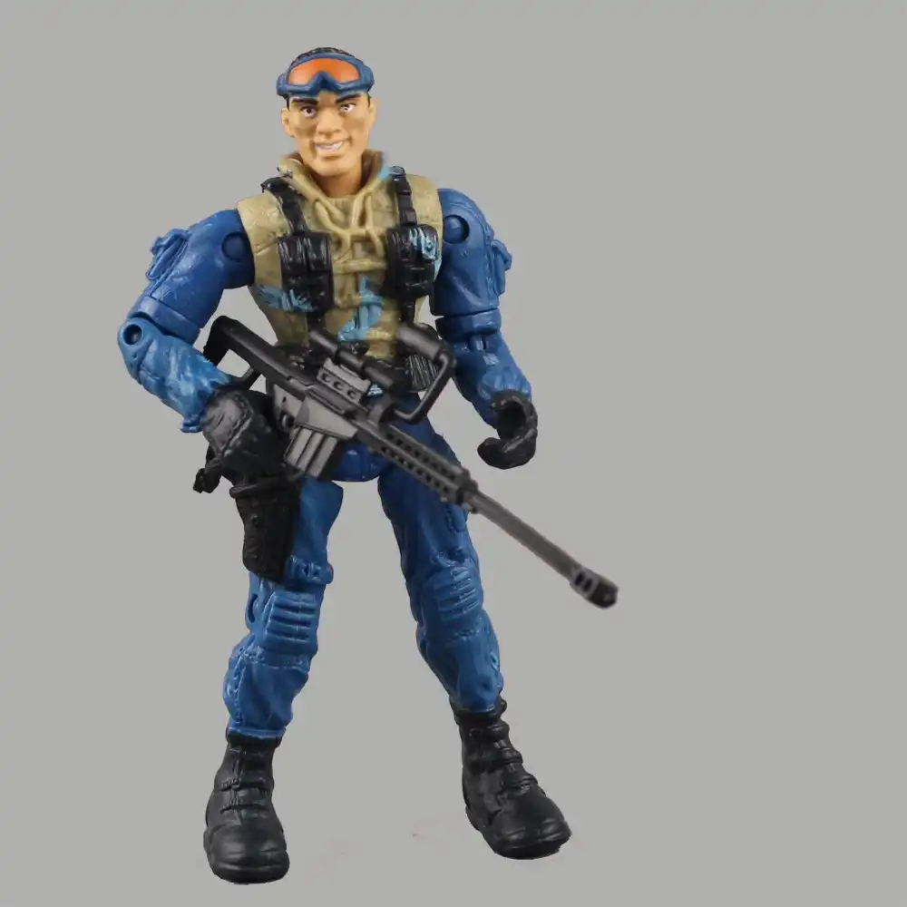 Lanard Elite Force 118 Military Action Figure Doll Statue 3.75 Inch
