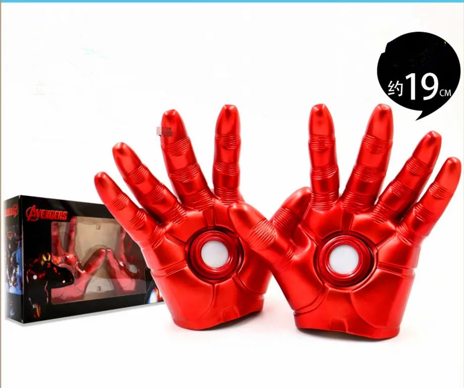 

New Arrival 1:1 The Avengers Iron Man Updated Gauntlet Glove LED Light Left Right Hand New with retail box
