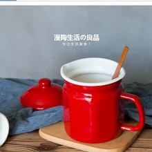 Японский фарфор, эмалированная чашка, холодный лимонный чай, кружка для быстрого приготовления молока, для кухни, маленький масляный горшок с крышкой, резервуар для хранения