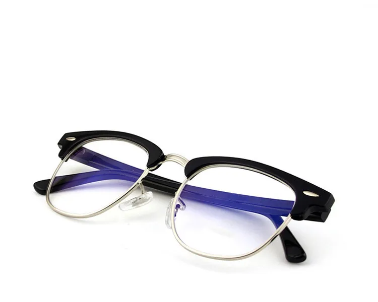 Imwete, ретро очки для близорукости, для мужчин и женщин, полуоправа, очки для студентов, близорукие очки-1,0-1,5-2,0-2,5-3,0-3,5