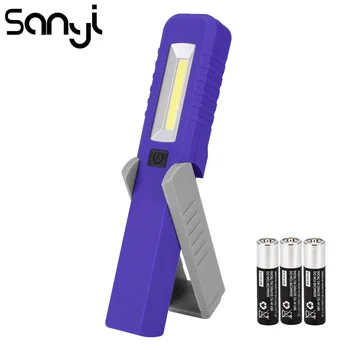 

SANYI 3 Modes Portable Light 3800LM Magnetic Flashlight Torch for Camping Hunting Power by 3*AAA Battery