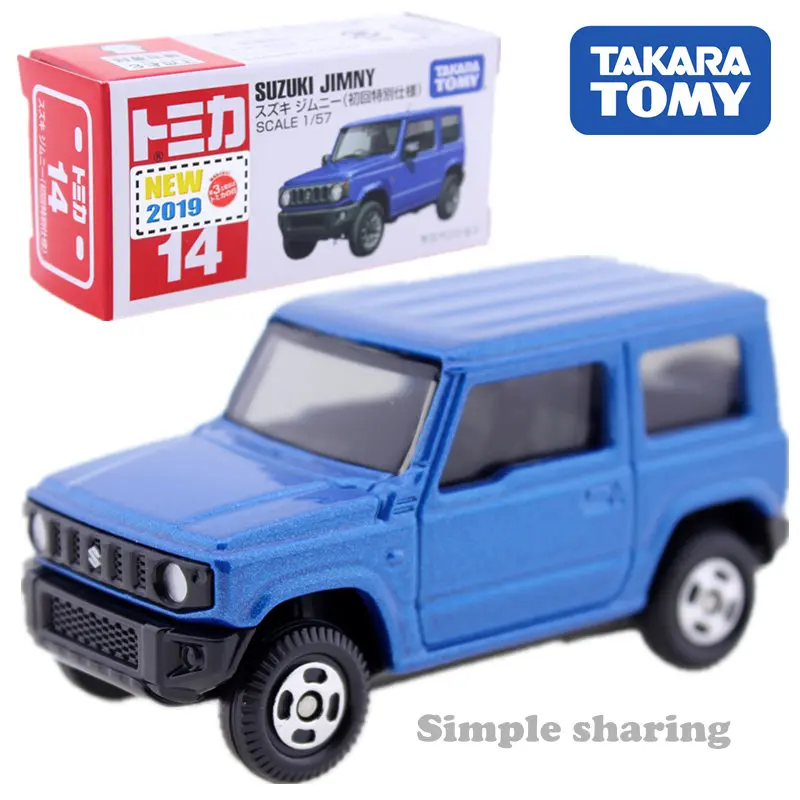 Takara Tomy TOMICA No.14 Suzuki Jimny Ограниченная серия металлическая литая модель автомобиля