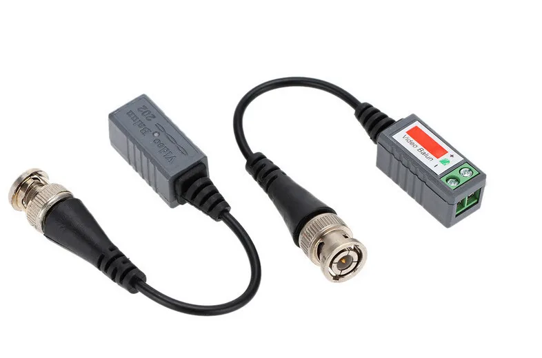  10pcs ABS Plastic CCTV Video Balun CCTV Accessories Passive Transceivers 2000ft Distance UTP Balun  - 33033815358
