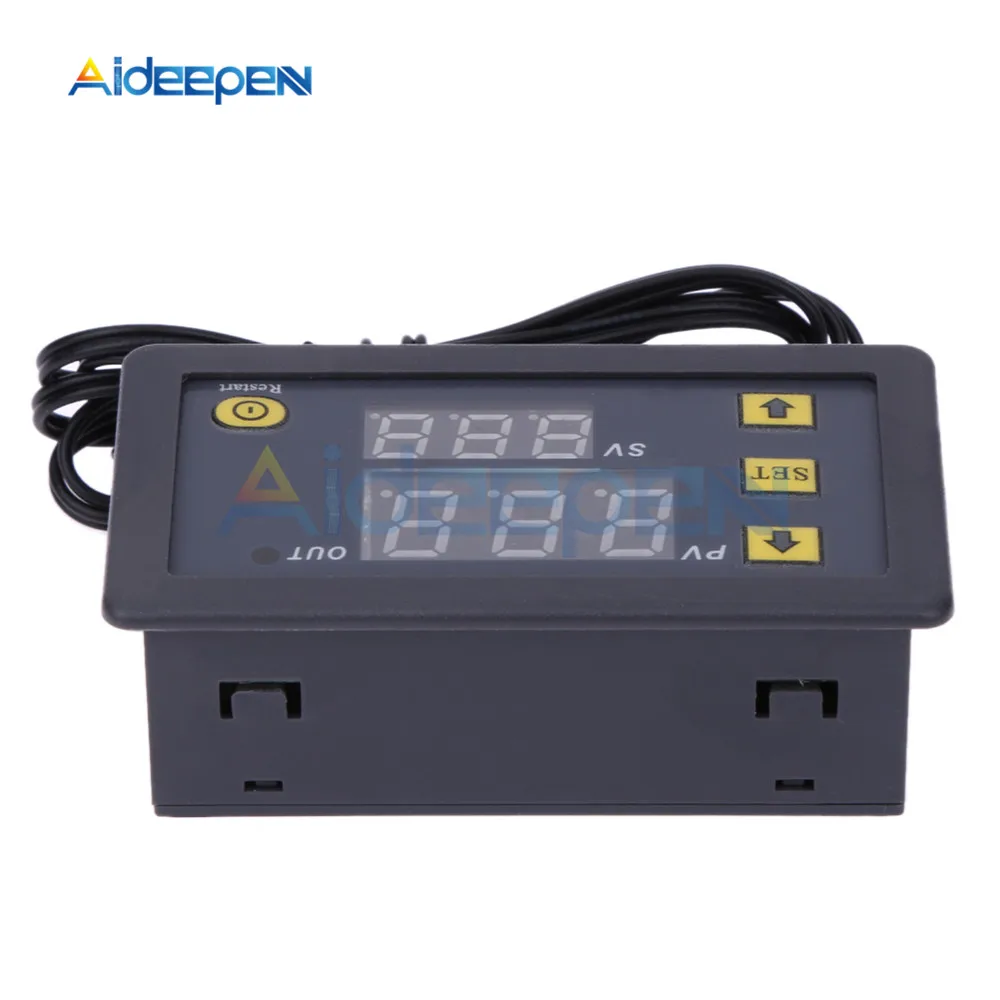W3230 DC 12V 20A Digital Temperature Controller 50-120°C Thermostat Regulators