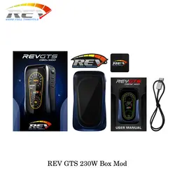 Электронные сигареты REV GTS 230 Вт Контроль температуры поле mod Двойной 18650 батареи VAPE VS eleaf istick Пико mod поле испаритель