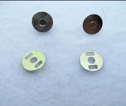 

Wholesale 100sets /lot 10mm Silver Tone Magnet Snaps for Handbag/Leather Craft , Clothes Magnetic Button