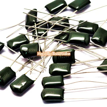 

100pcs Polyester film capacitor 22nF 100V 2A223J