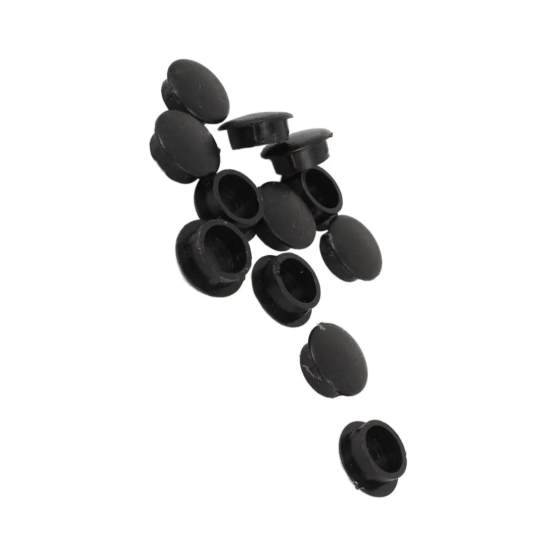 

12 pieces of plastic 10 mm Diameter of the hole of the built-in stopper for black crafts