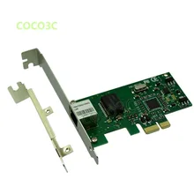 Computer 1000Mbps Gigabit Ethernet Network Controller Card PCI-e to RJ45 Lan Adapter Converter with Low Profile Bracket