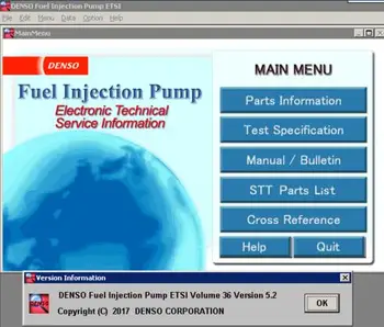 

For Denso Fuel Injection Pump ETSI 2017