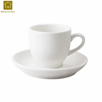 

china Porcelain Coffee Milk Cup Set Tea Cups Coffee Mugs Bone china Ceramic And Saucers Tassinro Original Taza Tumbler WKD085