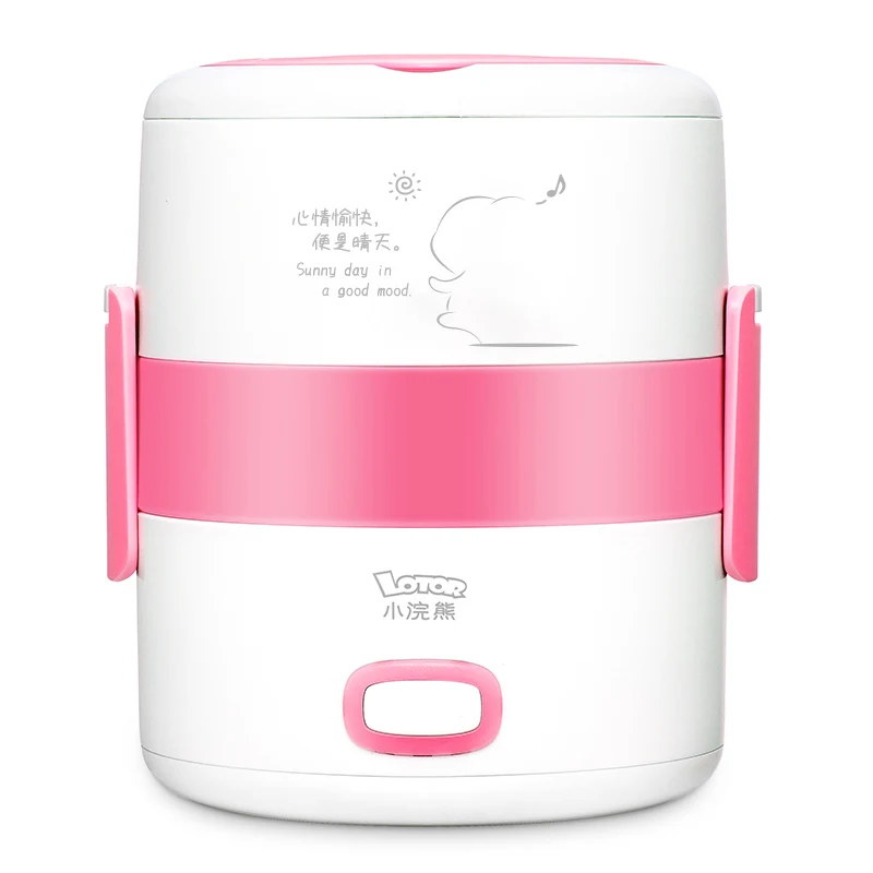 

220V Electric Lunch Box Portable Rice Cooker mini Heated Lunchbox multi Multi-steaming method kitchen Cooking stainless steel