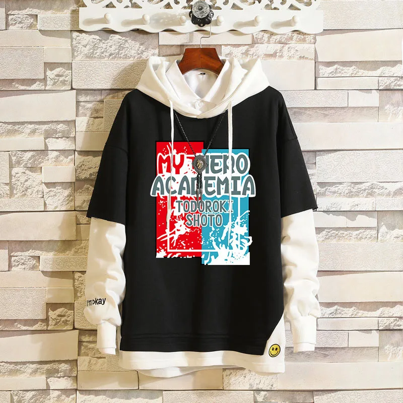 Cosroad Anime Boku No My Hero Academia Todoroki Shoto Cosplay Hoodie Men Women Sweatshirt Coat Top (2)