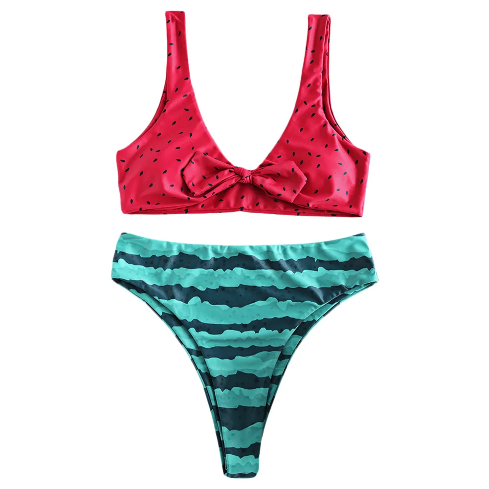 zaful watermelon bikini
