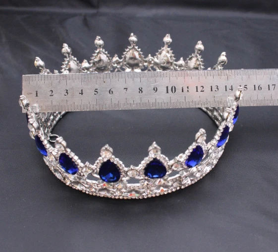SHOSIXUAN Hot European Designs Vintage Peacock Crystal Tiara Wedding Crown Bridal Tiara Accessories Rhinestone Tiaras Crowns (3)