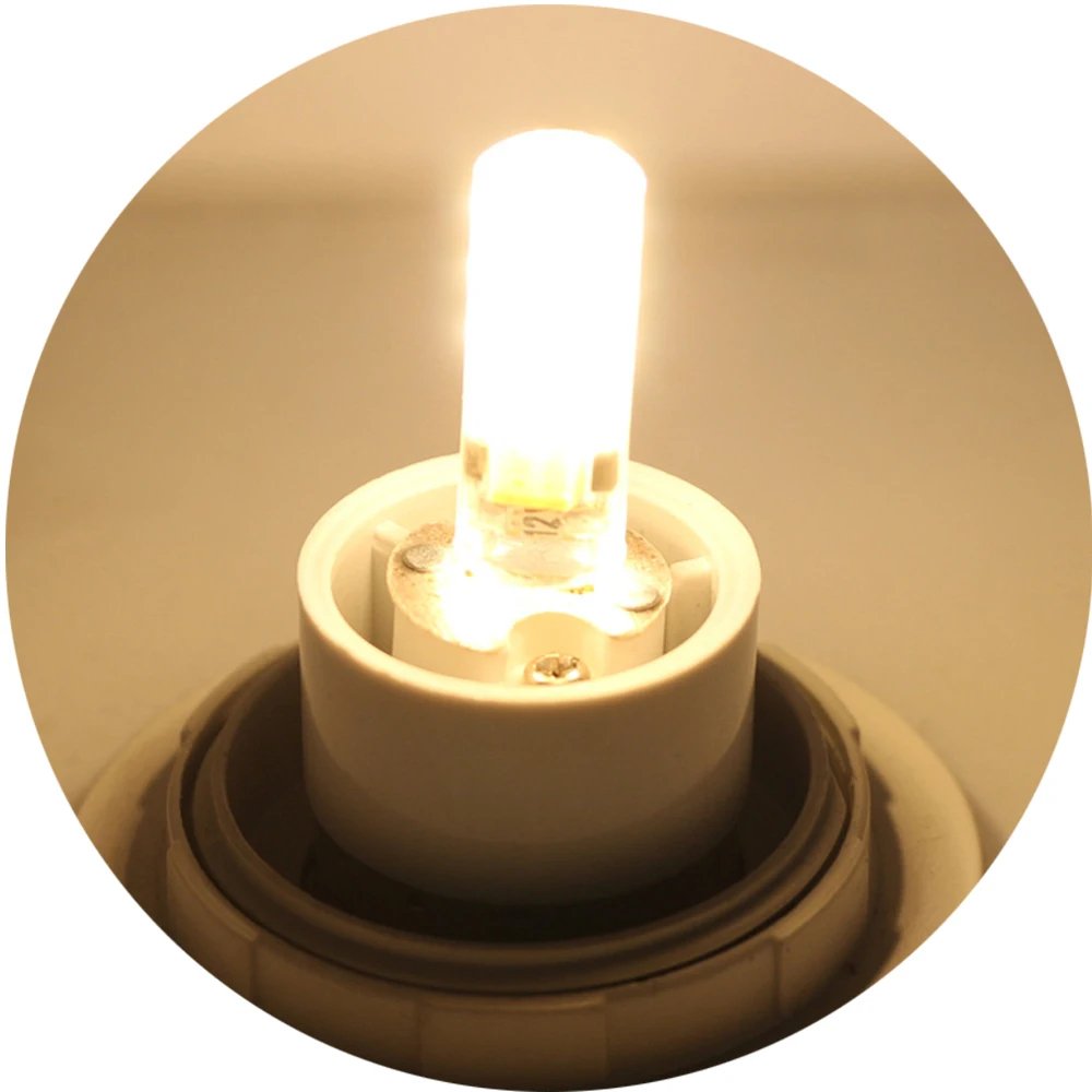 Светодиодная лампа G4 12 В AC DC SMD 2835 3014 точесветильник светильник с углом луча 360