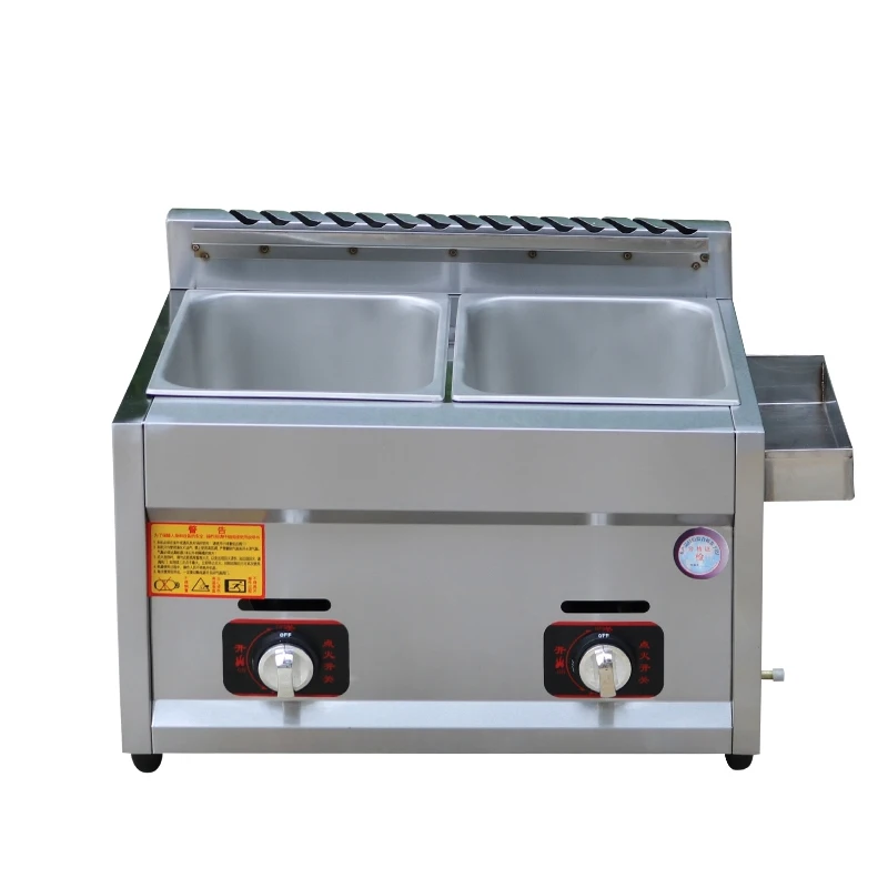 Double or single cylinder gas frying pan Commercial Energy saving