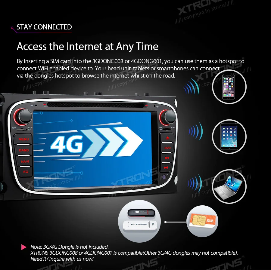 Excellent XTRONS 7" Android 8.1 Octa Core Car DVD Player Radio GPS USB Stereo OBD for Ford Focus II Mondeo S-Max C-Max Galaxy II Kuga 2011 11