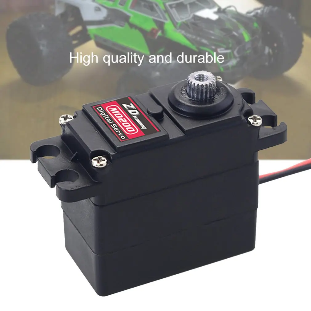 ZD Racing M0200 20g стандартная стальная шестерня полный CNC алюминиевый корпус Coreless Servo водонепроницаемый сервопривод для вертолета 4 шт