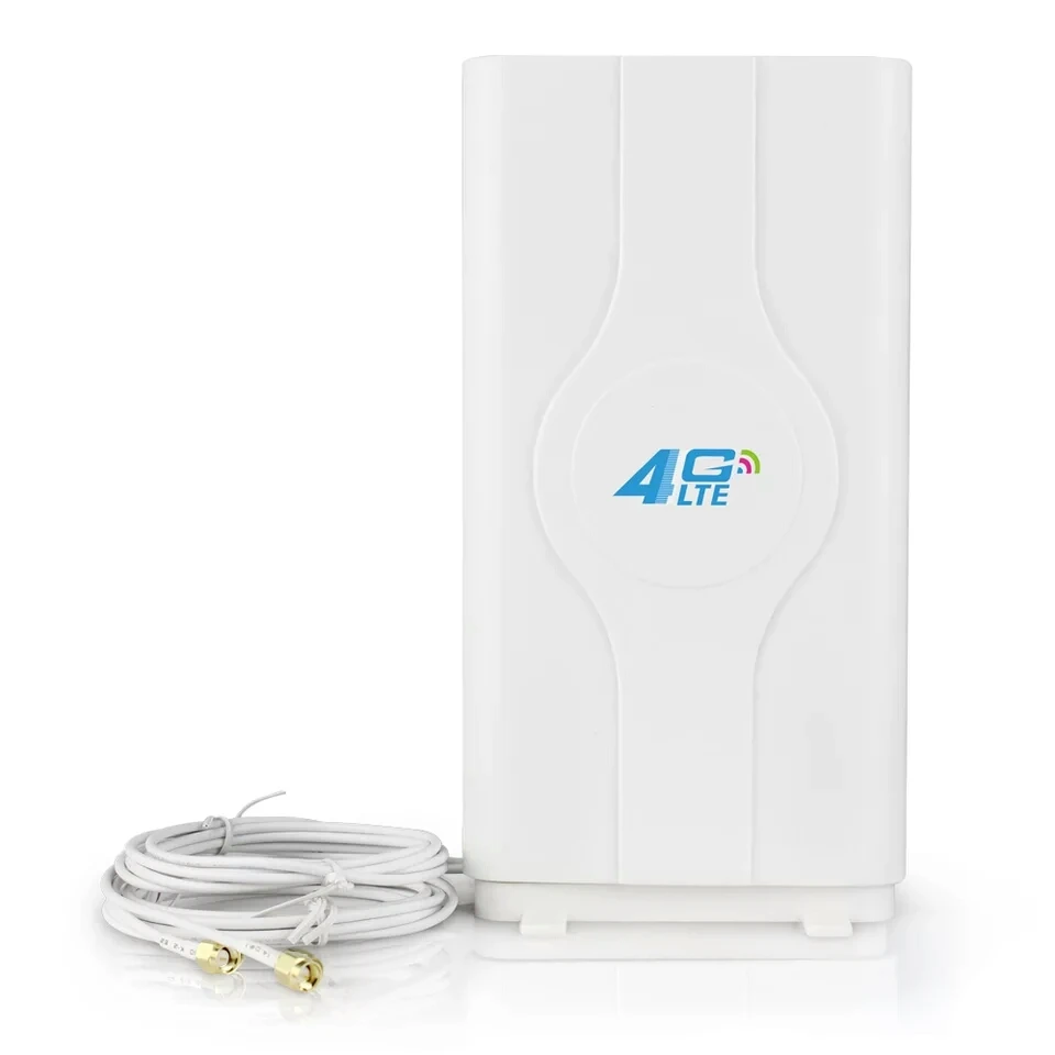 Антенна 4G LTE 3g Мобильная SMA антенна 2 male разъем бустер mimo панельная с кабелем метра